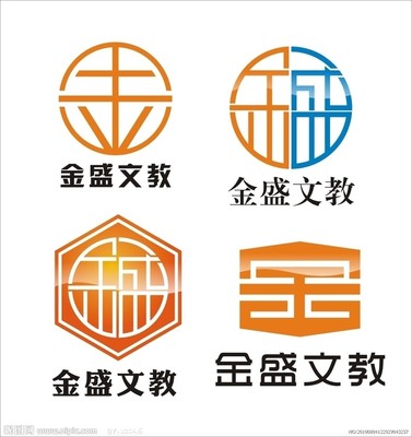 金盛文教标志设计 文化教育理念的视觉表达